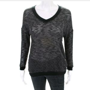 HARLOWE & GRAHAM V-NECK LONG SLEEVE SWEATER SHIRT